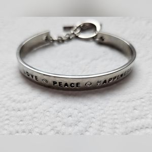 EUC BCBG Bracelet, Silvertone,